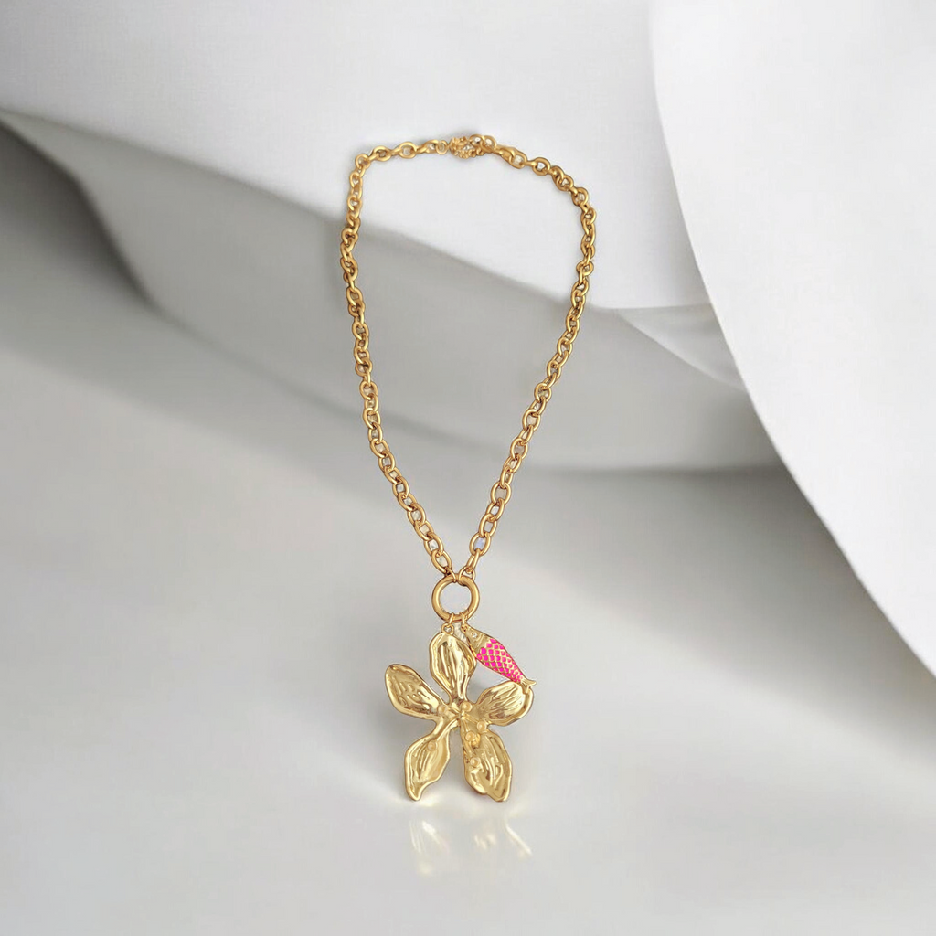 Neon Bloom Necklace
