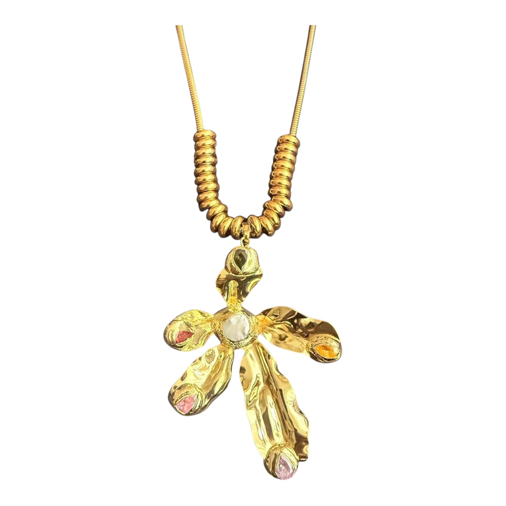 Ocean Orchid Necklace