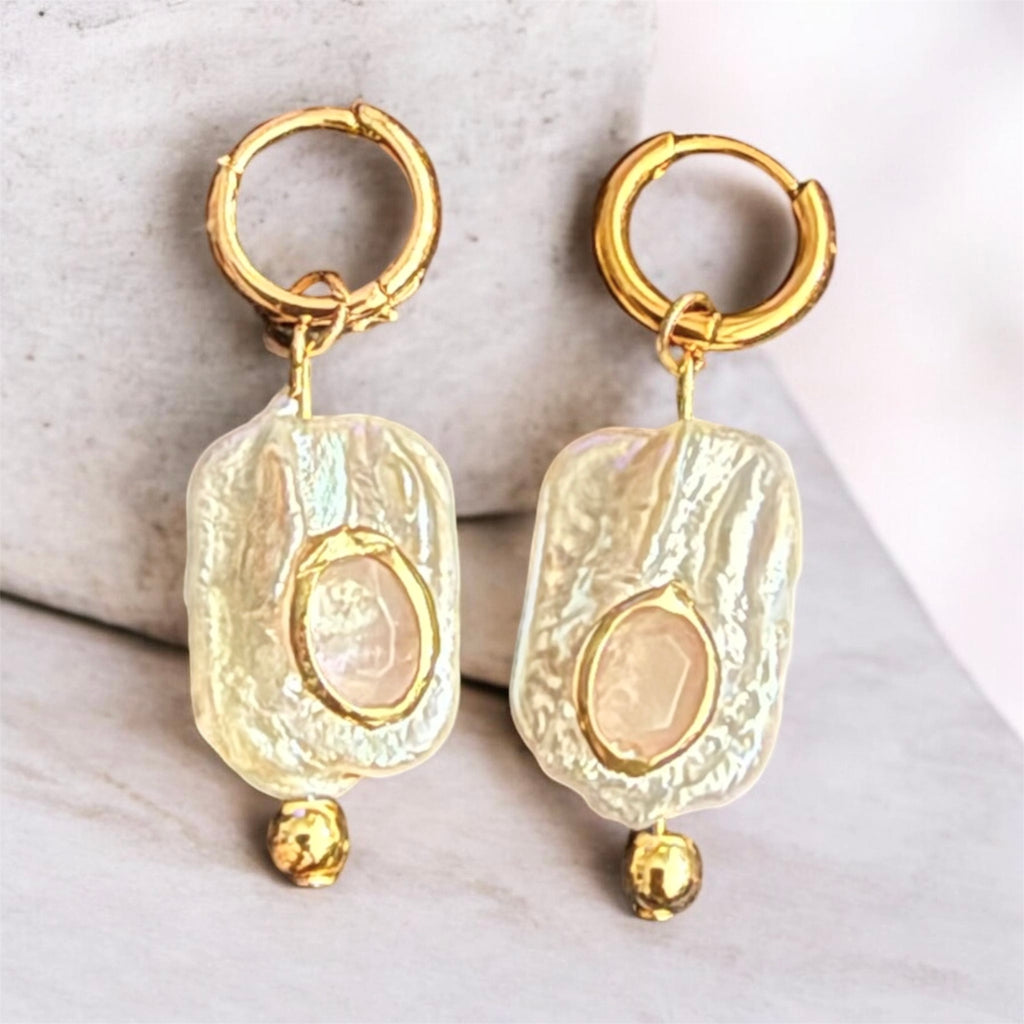 Fira Earrings in Gold