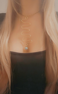 Azure Necklace in Gold