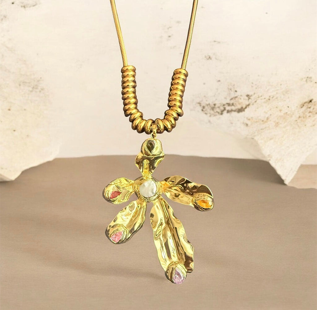 Ocean Orchid Necklace