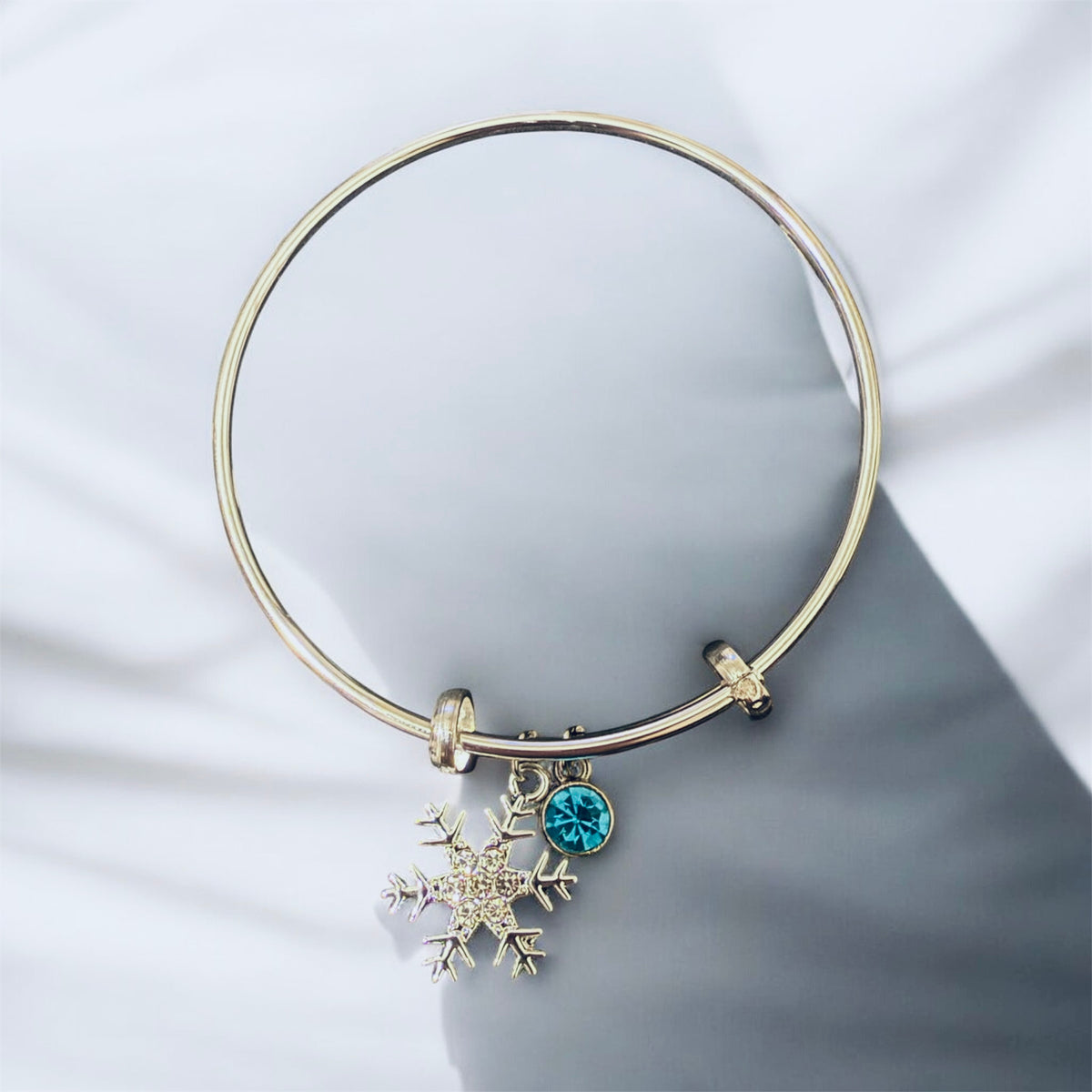 Winter Wonderland Birthstone Bangle