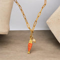 Catch of The Day Pink Fish Necklace