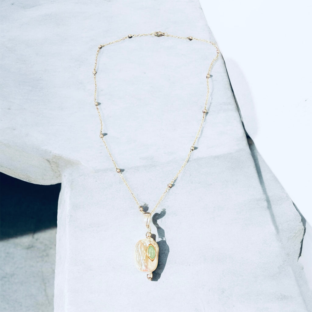 Oia Necklace in Silver