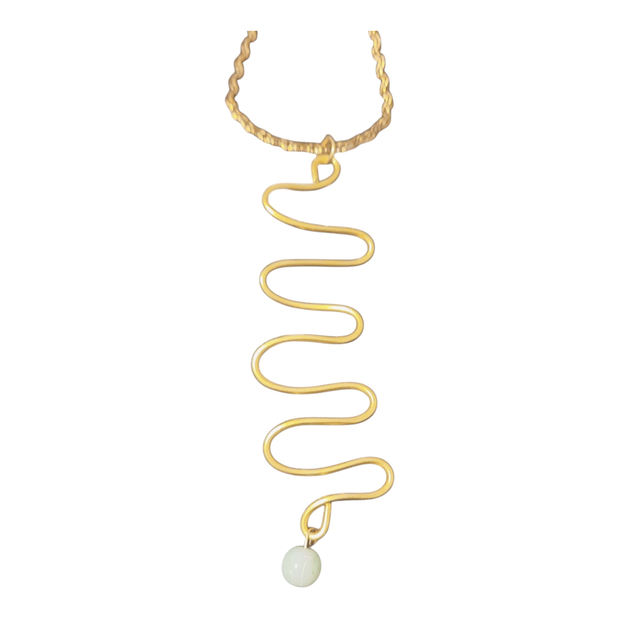 Azure Necklace in Gold