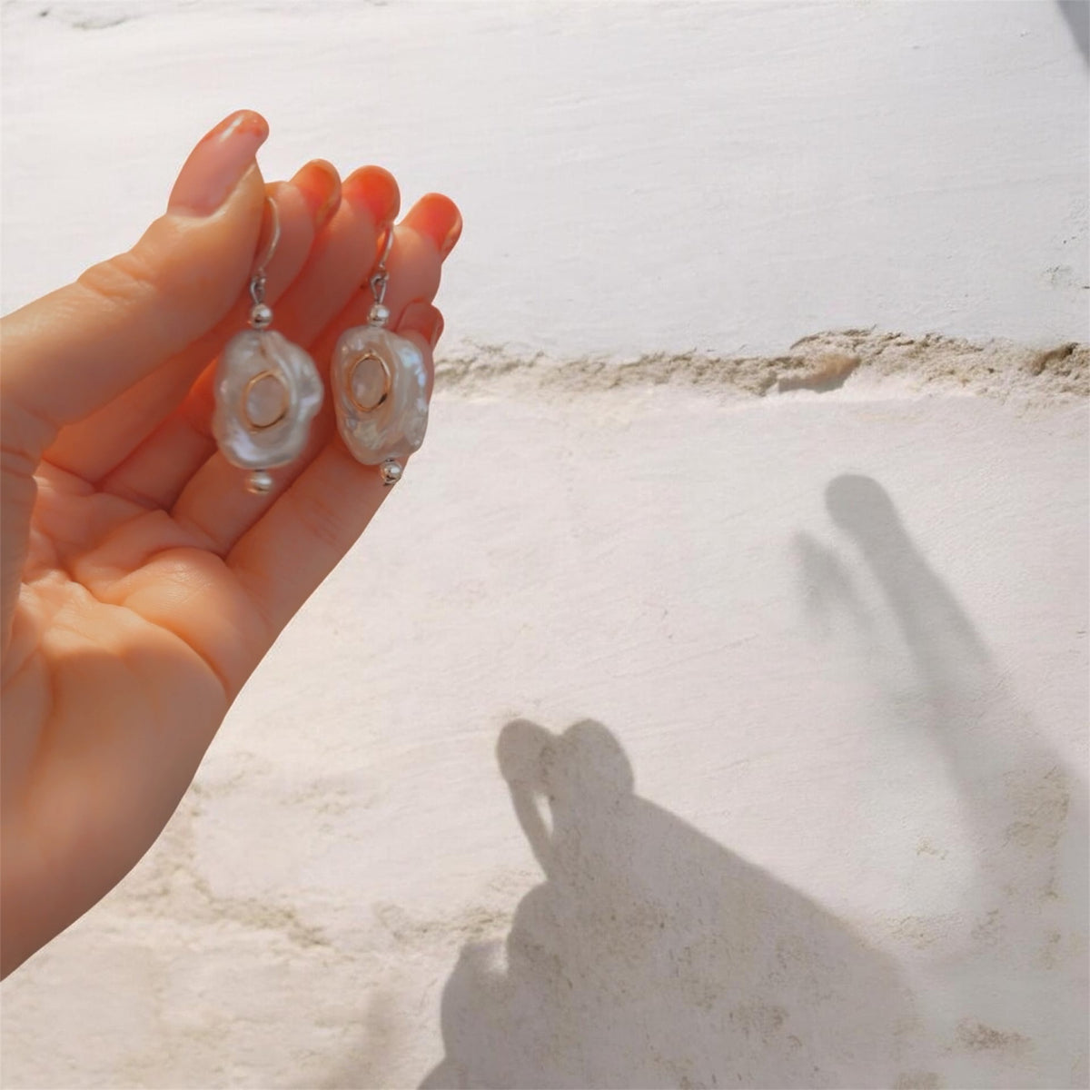 Fira Earrings in Silver
