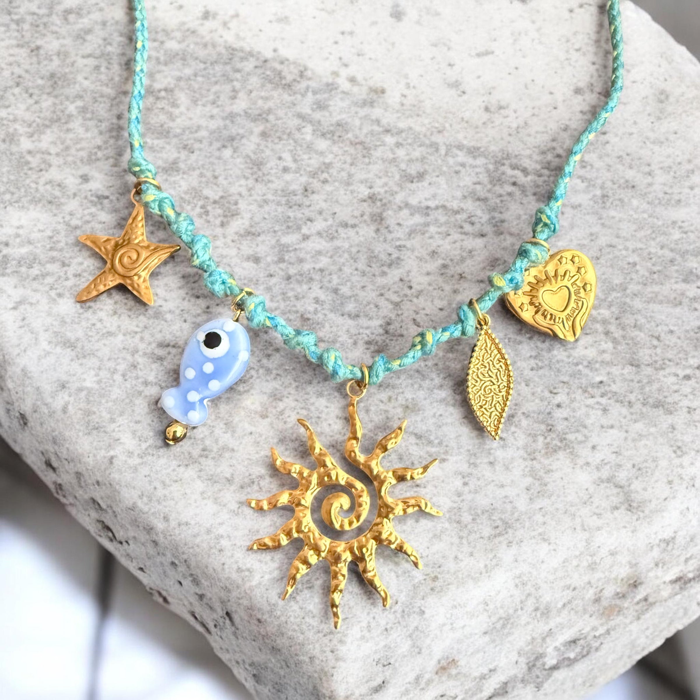Sirena Charm Necklace
