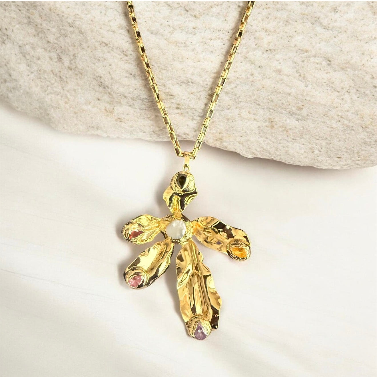 Ocean Orchid Necklace