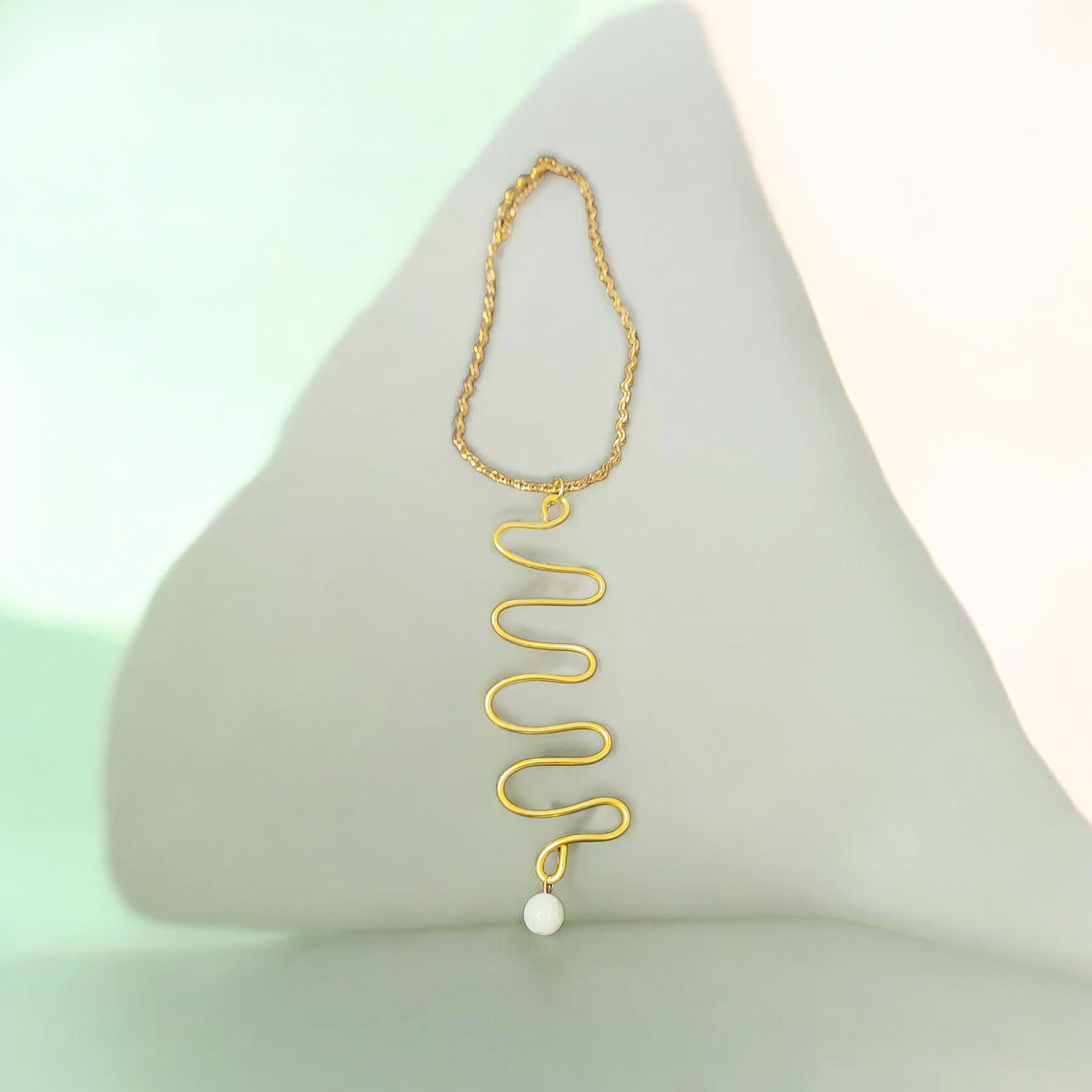 Azure Necklace in Gold