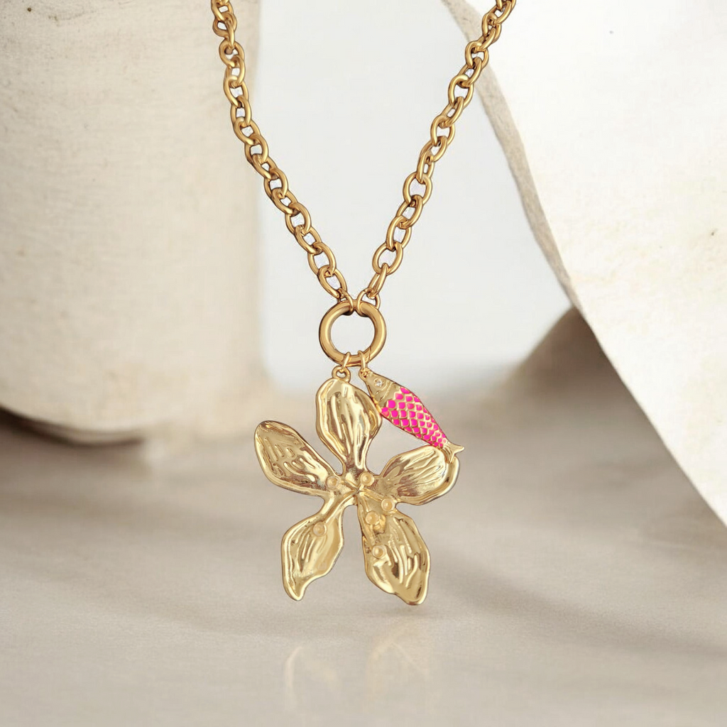Neon Bloom Necklace