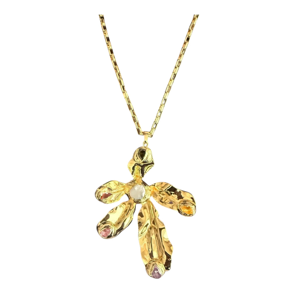 Ocean Orchid Necklace
