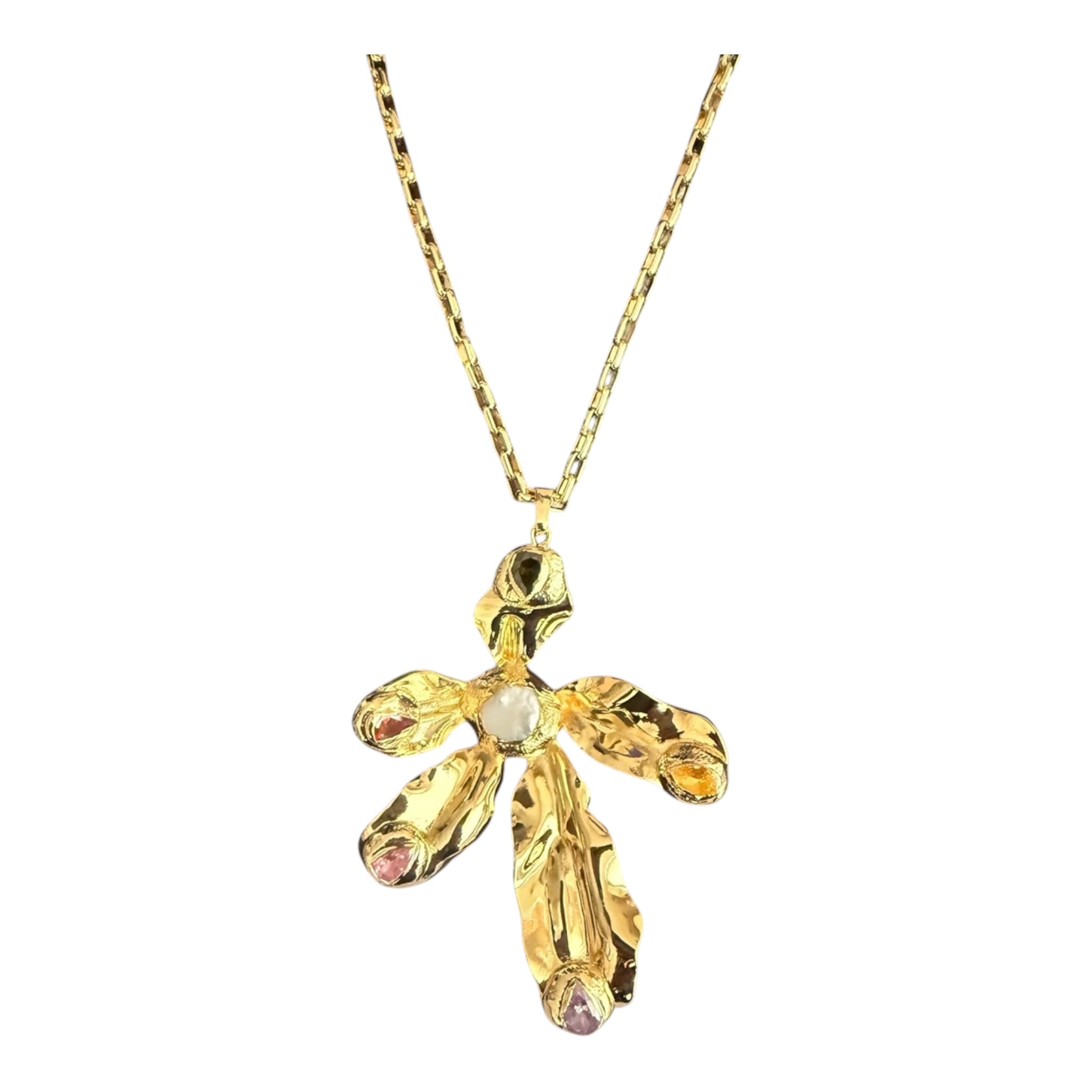 Ocean Orchid Necklace