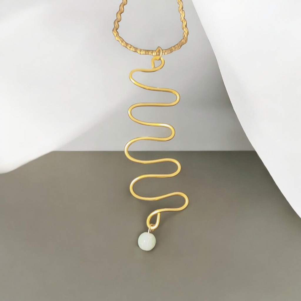 Azure Necklace in Gold