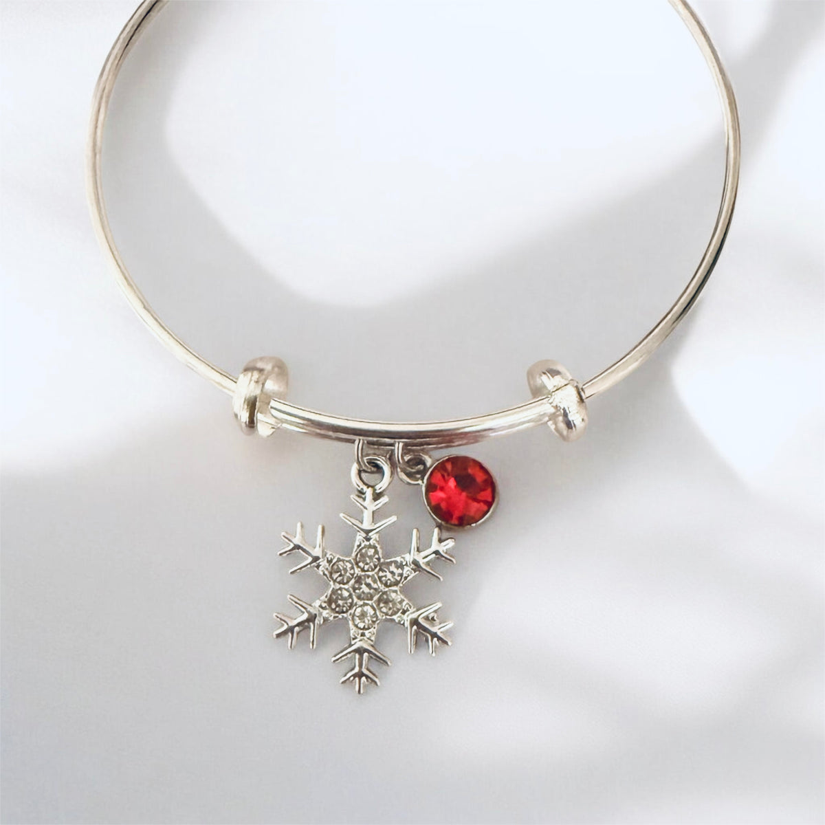 Winter Wonderland Birthstone Bangle