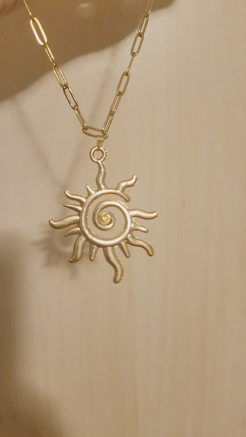 Caprice Sun Necklace