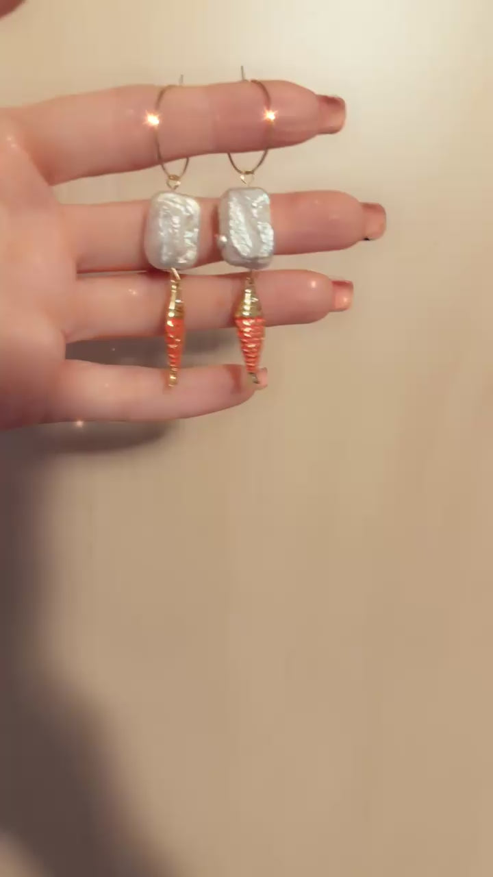 Neon Bloom Earrings